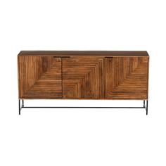 NEREIDA APARADOR 170 CM. NATURAL P/METAL (I)