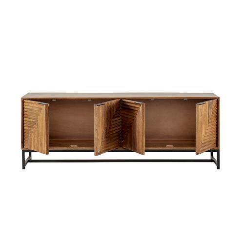 NEREIDA MUEBLE TV 4P 160 NATURAL P/METAL (I)