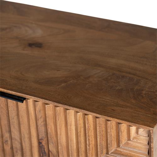 NEREIDA MUEBLE TV 4P 160 NATURAL P/METAL (I)