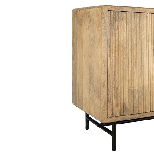 MUNDRA APARADOR 3P 150 CM. MADERA MANGO PATA METAL