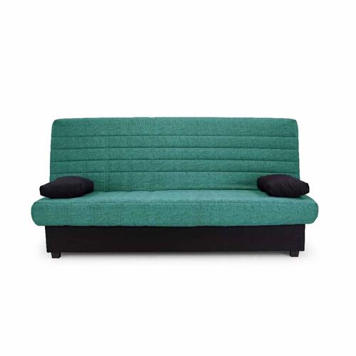 CENIT SOFA CAMA GOMA S/1 TURQUESA/ALBA NEGRO