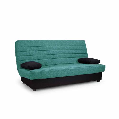 CENIT SOFA CAMA GOMA S/1 TURQUESA/ALBA NEGRO