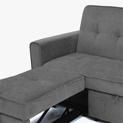 VICTORIA SOFA CAMA (HD6086) TELA FL08-24 GRIS