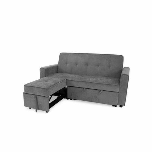 VICTORIA SOFA CAMA (HD6086) TELA FL08-24 GRIS