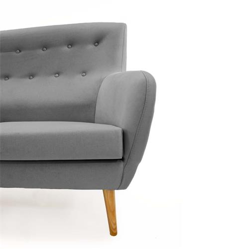 LORA SOFA 3 PLAZAS T/GALERA 17 GRIS