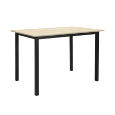 SK1401 CONJ. MESA+ 4 SILLAS ESTR. NEGRO A/CAMBRIA 2