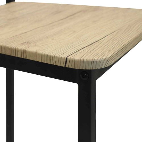 SK1401 CONJ. MESA+ 4 SILLAS ESTR. NEGRO A/CAMBRIA