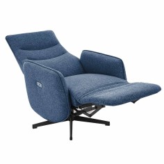 LADOGA SILLON RELAX ELEC. 2 MOT. GIR. NEVE 74 AZUL 2