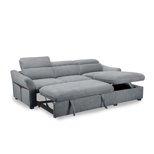THALIA 2P+CHAISE DER CAMA OTE GARDEN 455 GRIS CLAR