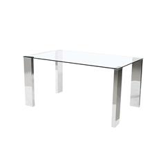 LIDER MESA COMEDOR T/CRISTAL 150X90 P/CROMO