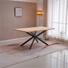 PRAGA MESA COMEDOR 160X90 ROBLE P/NEGRA (1387) 2