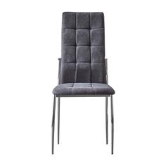 MIKONOS SILLA P/MET. CROMO T/NIDO 01 GRIS OSC. 2