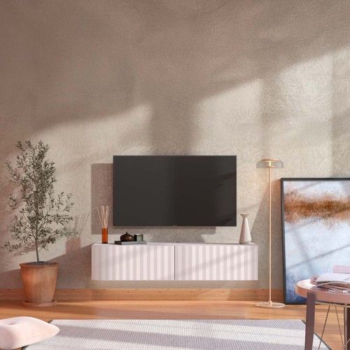 ANTIBES MUEBLE TV 154 2P 154 BLANCO OB BeMF