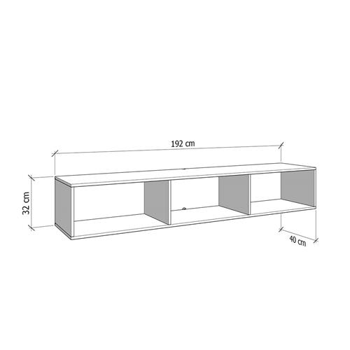 ANTIBES MUEBLE TV 3P 192 NEGRO CSN CMF